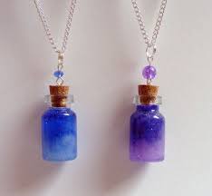 Galaxy Nebula Miniature Bottle Necklace Miniature Food Jewelry Mini Bottle Pendant Star Necklace Food Jewellery Gl Bottle Charms Bottle Jewelry Bottle Necklace