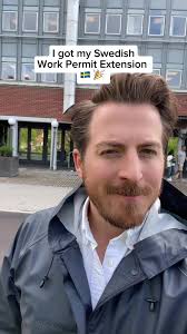 Your boy is sticking around for at least another 2 years! Next stop-  citizenship 🎉 🇸🇪 #sweden #travel #livingabroad