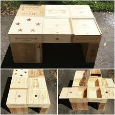 20 diy wooden crate coffee tables. 2 Wine Crates Boxes Winecrateboxes Twitter Wine Crate Furniture Wine Box Table Wine Box Crafts