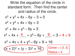 Use this form to determine the center and radius of the circle. Ppt Circles Powerpoint Presentation Free Download Id 2633585