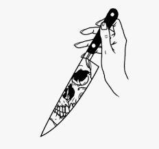 If you are painting a picture, suppose you want to take a picture of the beach, you will think of it and you will draw it because it looks aesthetically beautiful. Repost Black Knife Aesthetic Tumblr Notmine Trend Grunge Transparent Aesthetic Png Png Download Kindpng