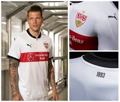 Puma vfb stuttgart home jersey sponsor mercedes benz 17/18 white. Vfb Stuttgart 2017 18 Puma Home Kit Football Fashion