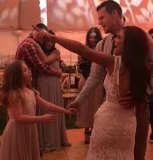 In sweet posts shared on instagram sunday and monday, the pair showed off their attire, with chelsea wearing a white lace gown with an elegant train while cole looked dapper in suspenders. Pin On Dress