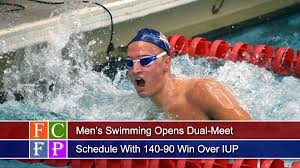 Men's Swimming Opens Dual-Meet Schedule With 140-90 Win Over IUP