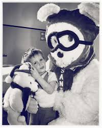 Stuart Branch with Aviator Bear