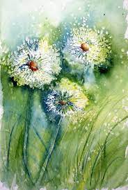 Oil Painting Pictures Of Dandelions Google Search Dandelion Painting Watercolor Paintings Watercolor Flowers