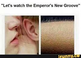 The best memes from instagram, facebook, vine, and twitter about goosebumps meme. Let S Watch The Emperor S New Groove Whisper In Ear Goosebumps Know Your Meme