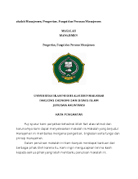 Check spelling or type a new query. Doc Makalah Manajemen Pengertian Fungsi Dan Peranan Manajemen Fistiadin Madiara Academia Edu
