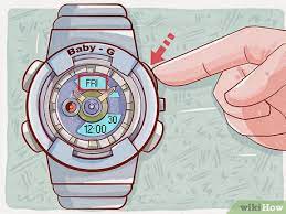 How To Set The Time On A Baby G Watch 10 Steps With Pictures