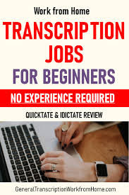 Transcription Jobs For Beginners With Quicktate And Idictate No Experience Needed Work From Home Jobs Online Jobs Side Hustles Transcription Jobs For Beginners Work From Home Typing Working From Home