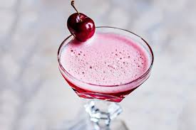 Valentine S Day Floral Cherry Cocktail Recipe Cherry Cocktail Cocktails Cognac Cocktail