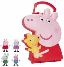 Peppa has an umbrella and is going to suzy's house to tell her something about her house. Peppa Pig House Wallpaper Nawpic