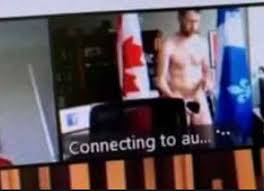 As they'd say in french. Canadian Politician William Amos Appeared Naked In Work Zoom Call Uinterview
