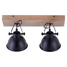 Famlights | deckenstrahler ferdinand in schwarz und gold gu10 schwenkbar. Leuchtendirekt Samia Deckenstrahler 2 X 40 W Farbe Schwarz L X B X H 44 X 22 X 22 Cm Bauhaus