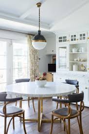 Mix It Up Dining In Style Scout Nimble Contemporary Kitchen Tables Brass Dining Table Round Dining Room Table