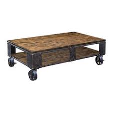Hailee industrial style coffee table with casters in distressed oak. 50 Most Popular Coffee Tables With Wheels For 2021 Houzz