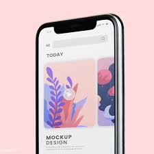 Download Premium Psd Of Mobile Phone Screen Mockup Design 524153 Iphone Mockup Mockup Design Mockup