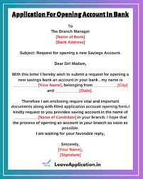 Whether you need to send an invoice or a written contract, printing all the details on the business letterhead imparts the professional look. Application For Opening Bank Account 8 Samples