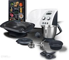 Colheres de pau, colheres de silicone, facas e mais facas, tábuas de madeira e de plástico, moldes. Robot Kuchenny Hoffen Chef Express Ceny I Opinie Ceneo Pl