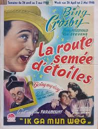 GOING MY WAY 1946 Belgian poster BING CROSBY