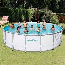 Summer Waves 16ft X 48in Elite Metal Frame Above Ground Pool Set W Filter Pump Toys Games Ad In 2020 In Ground Pools Summer Waves Above Ground Pool