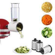 A food processor is a versatile kitchen appliance that used to prepare ingredients by quickly chopping, kneading, shredding, and slicing. Slicer Shredder Attachment For Kitchenaid Stand Mixer Cofun Shredder Accessories For Kitchenaid Mixer Cheese Grater Attachment As Kitchenaid Attachments For Mixer With 3 Blades White Buy Online At Best Price In Uae Amazon Ae