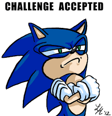 Share the best gifs now >>>. Challenge Accepted Sonic Funnies Fan Art 38545798 Fanpop