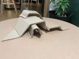 Tutoriel pour construire un grand sapin de noël en carton ondulé de récupération (1m80 de haut). Fabriquer Un Village De Noel Facile Et Pas Cher Ciloubidouille