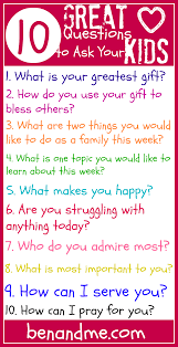 Join us thursday, march 11th at 11am ct for #askthemayomom, a live video q&a. Q Is For 10 Great Questions To Ask Your Kids Kids And Parenting Kids Parenting This Or That Questions