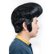 Hey gang, what is going. Halloween Mens Rock Singers Elvis Aron Presley Cosplay Wig Party Punk Elvis Presley Styled Black Hair Wig Costumes Anime Costumes Aliexpress