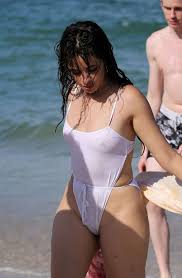 Camila cabello ttaking driving lessons in miami 04/30/2021. Camila Cabello In White Swimsuit 2019 27 Gotceleb