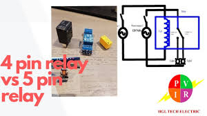 For example , in case a module will be powered up and it also sends out a signal of fifty percent the voltage in addition to the technician. 4 Pin Relay Vs 5 Pin Relay 4 Pin Relay And 5 Pin Relay Wiring Diagram 5 Pin Relay Wiring Youtube