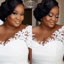 folake s bridal look was clean