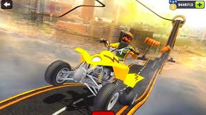 Racing Quad Bike Moto Stunt Atv Impossible Track Best Android Gameplay Quad Bike Atv Racing