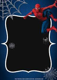 Free Printable Spiderman Baby Shower Invitation Templates Free Printable Baby Shower Invitations Spiderman Birthday Invitations Baby Shower Invitations