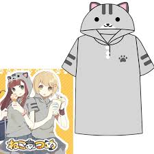 Animated gif discovered by pudim :3. Summer Style Women Tops Anime Kawaii Cat Shirt Neko Atsume School Clothes Kawaii Mori Girl Tee Roupas Superstar Town On Storenvy