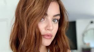 Auburn hair is a dynamic medium brown. Kristin Ess Dyed Lucy Hale S Hair Auburn Red For The First Time Photo Allure