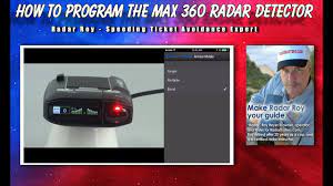 Escort max 360 radar is definitely a must have. How To Program The Max 360 Radar Detector Youtube