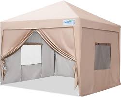 Anchor industries has a large variety of tent sidewalls that can make your tent stand out. Buy Quictent Privacy 10x10 Ez Pop Up Canopy Tent Enclosed Instant Gazebo Canopy Shelter With Sidewalls And Mesh Windows Waterproof Beige Online In Indonesia B081yqcx4t