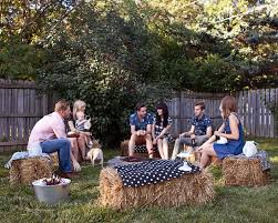 A Casual Fire Pit Party A Beautiful Mess Fire Pit Party Outdoor Fire Pit Outdoor Fire Pit Designs