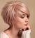 Short Fine Hair Short Concave Bob