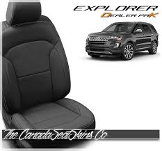 Click the photos to enlarge. 2016 2019 Ford Explorer Dealer Pak Leather Upholstery Kits
