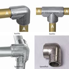 Speed rail fittings 45 square base flang. Structural Pipe Fittings