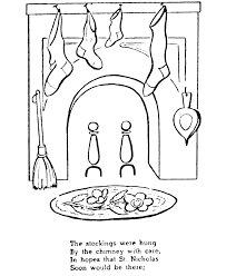 Night Before Christmas Coloring Pages Christmas Story Coloring Pages The Stockings Were Hung By T Christmas Colors Christmas Coloring Pages Coloring Pages