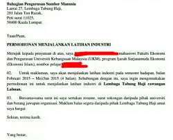 Tawaran latihan industri mohd azrin bin abd rahim koordinator latihan industri fakulti perniagaan universiti selangor dear sir, we are writing to enquire if your institutions… Puteribongsu Praktikal Di Tabung Haji