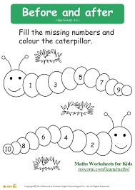 Before And After Number Worksheets Activity Shelter Sequencing Il Piccolo Bruco Maisazio Attivita Didattiche Infanzia