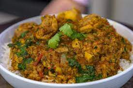 Curried Chicken With Spinach And Lentils James Martin Chef In 2021 Lentil Recipes Chicken Lentil Curry Spinach Stuffed Chicken