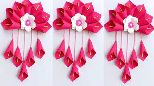 Julia datta crafts is a channel where you find easy diy art and craft videos every day about home decoration ideas. Diy Simple Home Decor Wall Decoration Hanging Flower Paper Craft Ideas Paper Craft Diy Paper Crafts Decoration Paper Flowers Craft Flower Diy Crafts