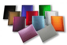 Envelopes em plástico bolha colorido, produzidos nas cores: Envelopes De Bolhas Metalizado Mate Envelopesonline Pt