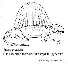 Then each week get free dinosaur coloring pages via email. Dimetrodon 6 Coloring Pages Dimetrodon Coloring Pages Coloring Pages For Kids And Adults